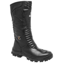 Bota Motociclista De Couro - Cagiva Preta - USE BUTHIER