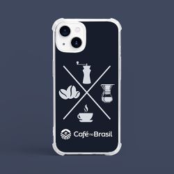 Capinha Para Celular Agro Ciclo Do Café Bebida Azu... - LOJACAFENOBRASIL