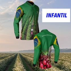 Camiseta Infantil Café no Brasil - LOJACAFENOBRASIL