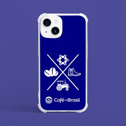 Capinha Para Celular Agro Ciclo Do Café Azul Marin... - LOJACAFENOBRASIL