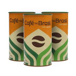 Kit 3 Café - Café no Brasil 250g - Torrado em Grão... - LOJACAFENOBRASIL