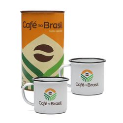 Kit Café Torrado e Moído e Duas Xícaras Café no Br... - LOJACAFENOBRASIL