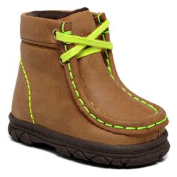 DESTROYER BEBE BOTA FÓSSIL CARAMELO COSTURA VERDE ... - Caminhos da Roça