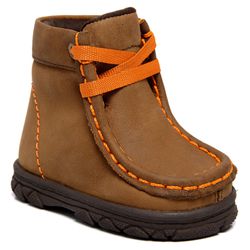 DESTROYER BOTA BEBE FÓSSIL CARAMELO COSTURA LARANJ... - Caminhos da Roça