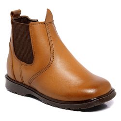 BOTINA INFANTIL MASCULINA LÁTEGO WHISKY BICO QUADR... - Caminhos da Roça