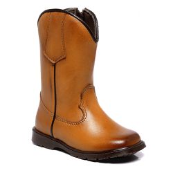 BOTA TEXANA INFANTIL LÁTEGO WHISKY BICO QUADRADO -... - Caminhos da Roça