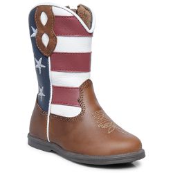 BOTA MASCULINA TEXANA JUVENIL ESTILO AMERICANA - J... - Caminhos da Roça