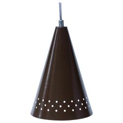 Pendente Cone Ø15cm x 22cm Marrom Para 1 Lâmpada E... - Pedido Digital - Loja Citel Empresas