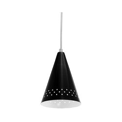 Pendente Cone Ø15cm x 22cm Preto Para 1 Lâmpada E2... - Pedido Digital - Loja Citel Empresas