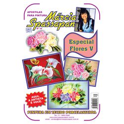 Apostila Para Pintura Flores Edição 39 - 673 - Loja da Márcia Spassapan | Tudo para Artesanato