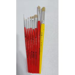 Kit de Pincéis Tigre Chatos Para Pintura em Tecido... - Loja da Márcia Spassapan | Tudo para Artesanato