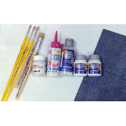 Kit Básico Para Pintura em Tecido - 503 - Loja da Márcia Spassapan | Tudo para Artesanato