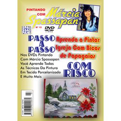 DVD Pintando Com Marcia Spassapan Edição Nº15 - Ig... - Loja da Márcia Spassapan | Tudo para Artesanato