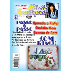 DVD Pintando Com Marcia Spassapan Edição Nº14 - Ca... - Loja da Márcia Spassapan | Tudo para Artesanato