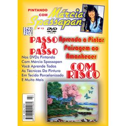 DVD Pintando Com Marcia Spassapan Edição Nº13 - Pa... - Loja da Márcia Spassapan | Tudo para Artesanato
