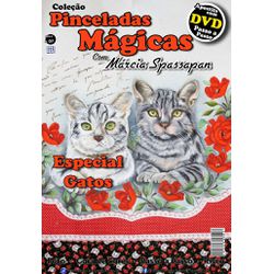DVD Coleção Pinceladas Mágicas Edição 7 Gatos com ... - Loja da Márcia Spassapan | Tudo para Artesanato