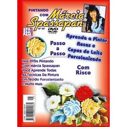 DVD Pintando Com Márcia Spassapan Edição 05 - 574... - Loja da Márcia Spassapan | Tudo para Artesanato
