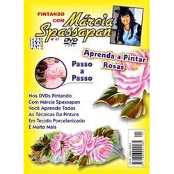 DVD Pintando Com Márcia Spassapan Edição 01 - 580... - Loja da Márcia Spassapan | Tudo para Artesanato