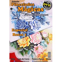 DVD DUPLO Coleção Pinceladas Mágicas Edição 1 com ... - Loja da Márcia Spassapan | Tudo para Artesanato