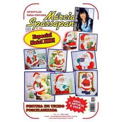 Apostila Para Pintura Natal Edição 141 - 637 - Loja da Márcia Spassapan | Tudo para Artesanato