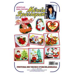 Apostila Para Pintura Natal Edição 140 - 642 - Loja da Márcia Spassapan | Tudo para Artesanato
