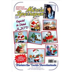 Apostila Para Pintura Natal Edição 121 - 648 - Loja da Márcia Spassapan | Tudo para Artesanato