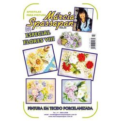Apostila Para Pintura Flores Edição 72 - 670 - Loja da Márcia Spassapan | Tudo para Artesanato