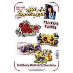 Apostila Para Pintura Flores Edição 08 - 694 - Loja da Márcia Spassapan | Tudo para Artesanato