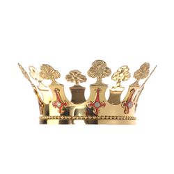 Coroa Dourada Modelo Tradicional (aberta) 10cm - O... - LOJA DA PARÓQUIA - OBJETOS E PARAMENTOS LITÚRGICOS