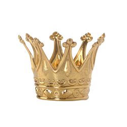 Coroa Dourada Modelo Tradicional (aberta) 8cm - OL... - LOJA DA PARÓQUIA - OBJETOS E PARAMENTOS LITÚRGICOS