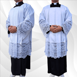 Conjunto De Vestes De Acólito Ou Cerimoniário - PL... - Loja Da Paróquia - Objetos E Paramentos Litúrgicos