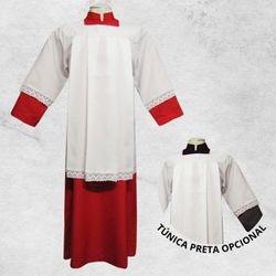 Conjunto Para Coroinha - Veste De Coroinha - PL.12 - Loja Da Paróquia - Objetos E Paramentos Litúrgicos