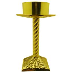 Castiçal de Bronze 25 cm de Altura e 9 cm para Vel... - LOJA DA PARÓQUIA - OBJETOS E PARAMENTOS LITÚRGICOS