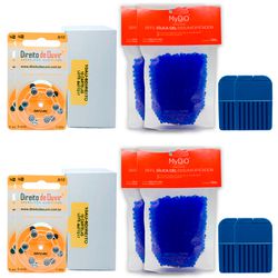 Kit com 24 Cartelas de Pilha A10 e Acessórios - Loja Direito de Ouvir