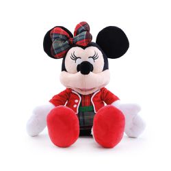 Minnie em Pelúcia Vestido Xadrez 50cm - 36917 - BARBIZAN DECORE