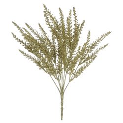 Galho Natalino Dourado Glitter Rabo de Raposa Enfe... - BARBIZAN DECORE