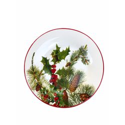 Prato Sobremesa Bico de Papagaio Natal Luiz Salvad... - BARBIZAN DECORE
