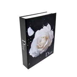 Caixa Livro Dior Flor Branca M - 34084 - BARBIZAN DECORE