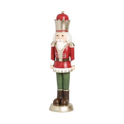 Soldado de Chumbo em Resina Vermelho e Verde 23cm ... - BARBIZAN DECORE