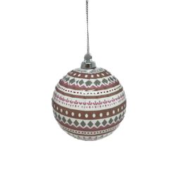 Jogo De 3 Bolas De Natal Candy Rosa Tok Da Casa 10... - BARBIZAN DECORE