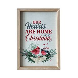 Quadro Decorativo Natal MDF Christmas 34x24cm - 39... - BARBIZAN DECORE