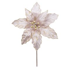 Flor Natalina Bico de Papagaio Aveludado Rosa Clar... - BARBIZAN DECORE