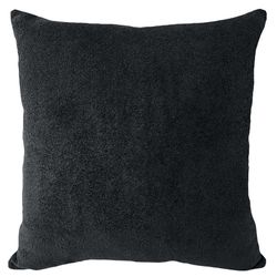 Almofada Boucle Preto Lisa 52x52cm - 42049 - BARBIZAN DECORE