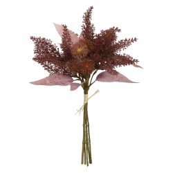 Buque Ramalhete Mamona Marsala Outono 38cm Flor De... - BARBIZAN DECORE