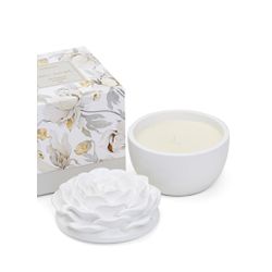 Vela Perfumada Decorativa Flor Chá Branco Greenswe... - BARBIZAN DECORE