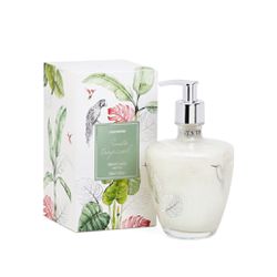 Saboneteira 350ml Essência Floresta Tropical Green... - BARBIZAN DECORE