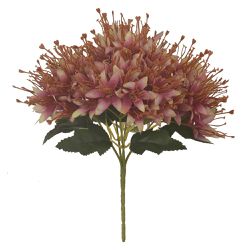Buquê Artificial Flor Lírio Rosa Outono P/ Arranjo... - BARBIZAN DECORE