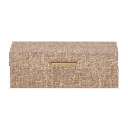 Caixa Em Mdf Com Revestimento Em Pu 9x26x13cm - Ma... - BARBIZAN DECORE