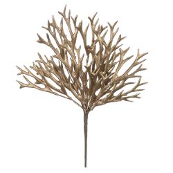 Galho Natalino Chifre Veado Dourado 32cm - 38622 - BARBIZAN DECORE