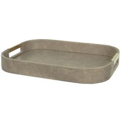 Bandeja Decoração Croco Fendi Com De Alça Metal Do... - BARBIZAN DECORE